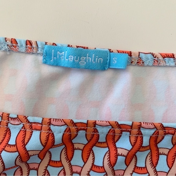 J. McLaughlin Chain Print Catalina Cloth Dress - Picture 4 of 5